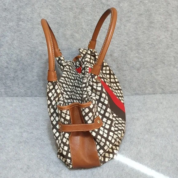 Kate spade tote bag brown/beige/red - Picture 2 of 11